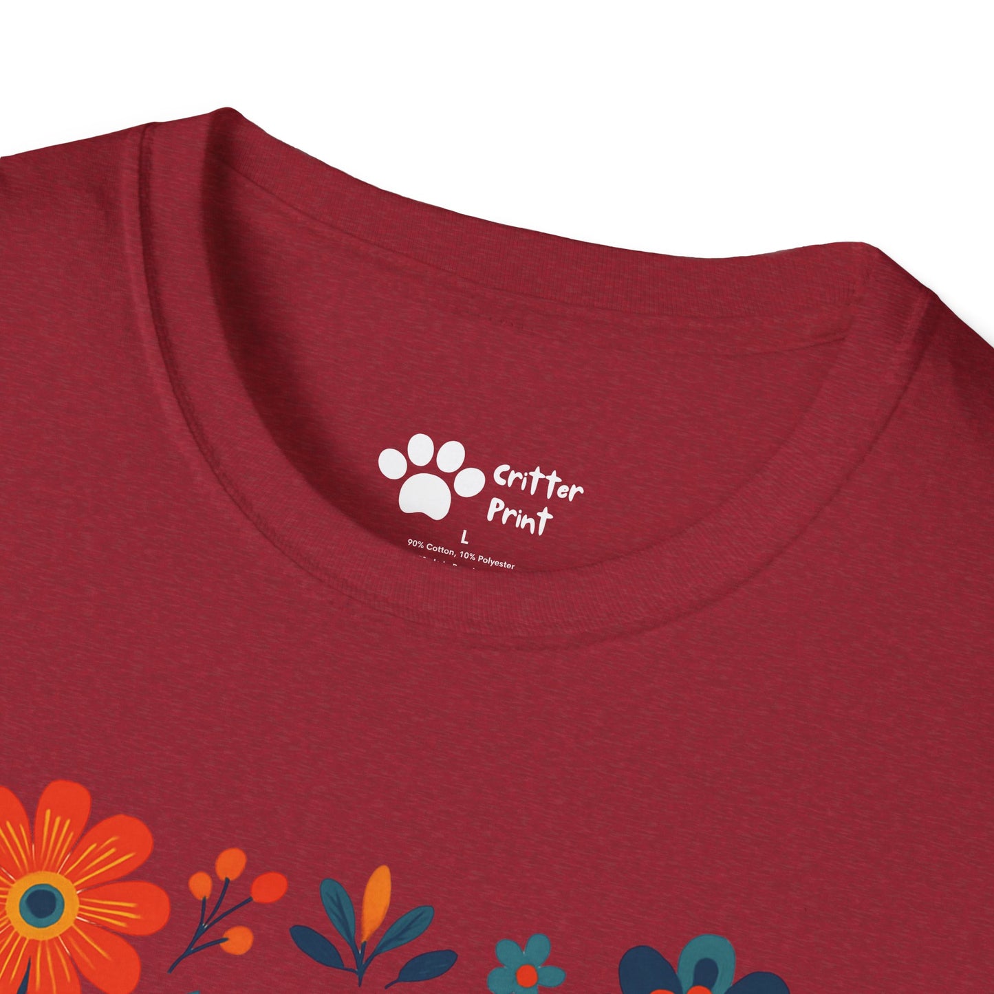 #2 Joyful Sloth with Birds and Blooms T-Shirt