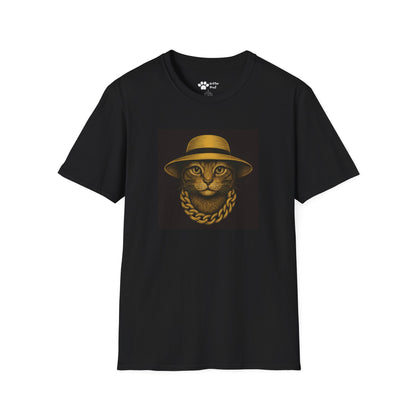 Chic Chain Cat T-Shirt