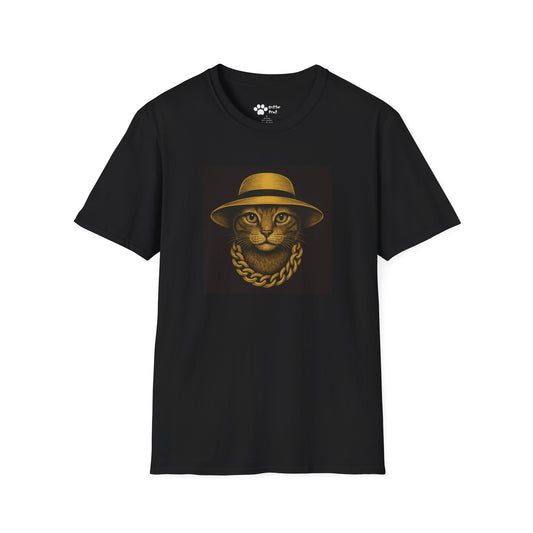 Chic Chain Cat T-Shirt