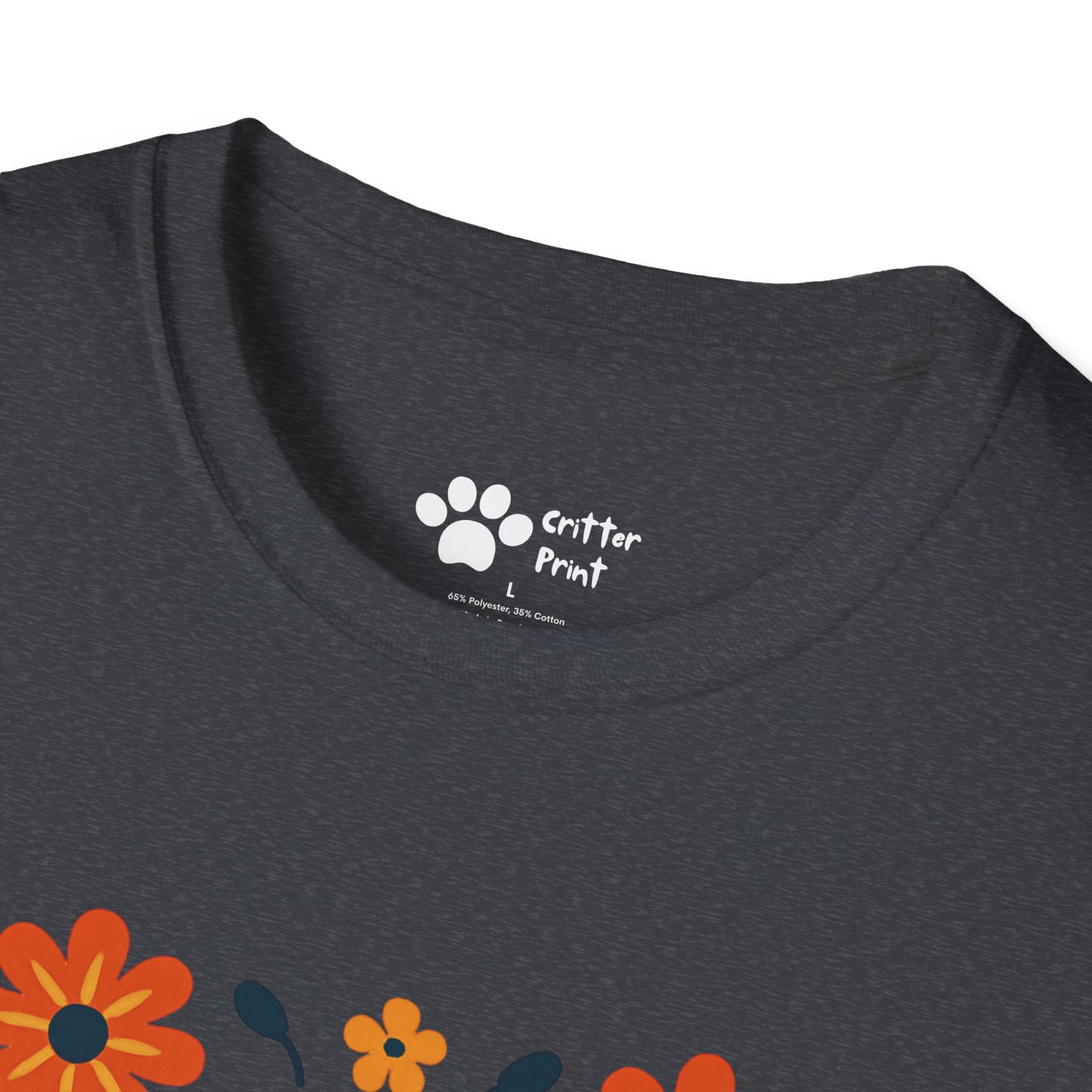 Joyful Sloth with Birds and Blooms T-Shirt