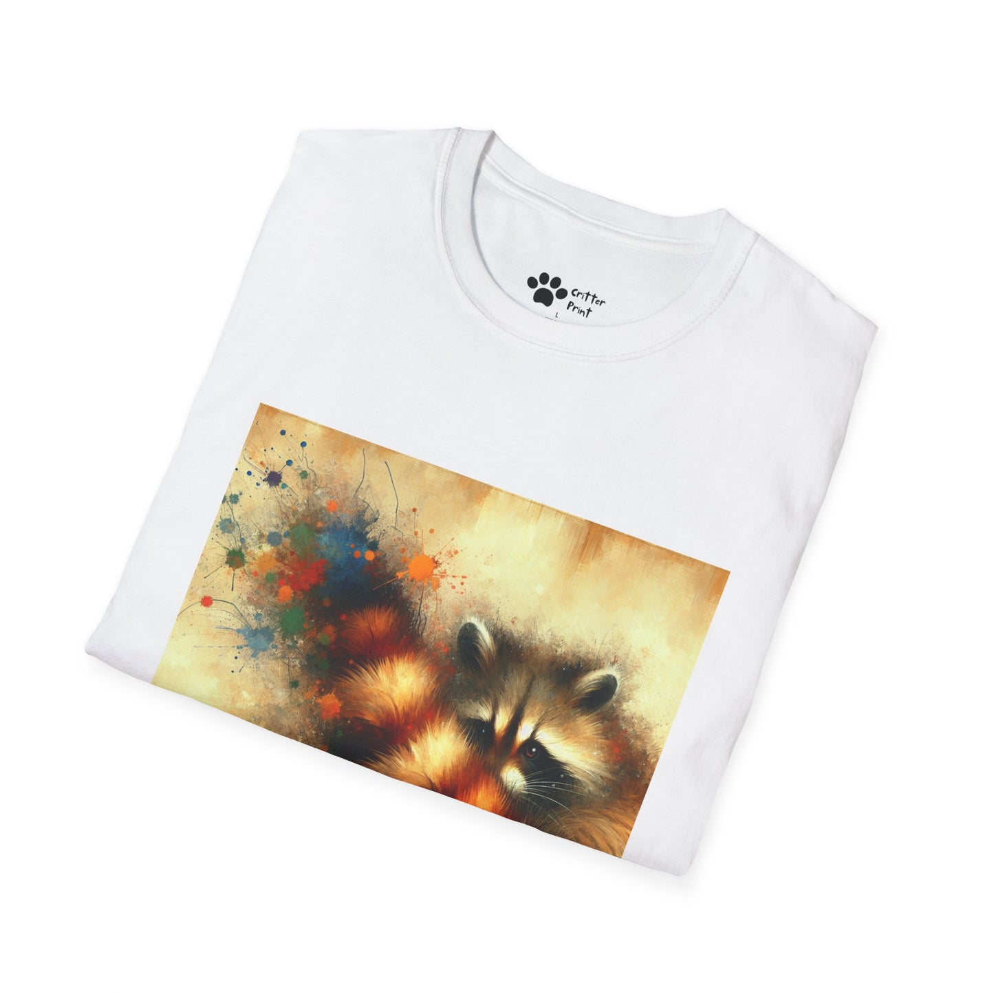 Abstract Raccoon T-Shirt