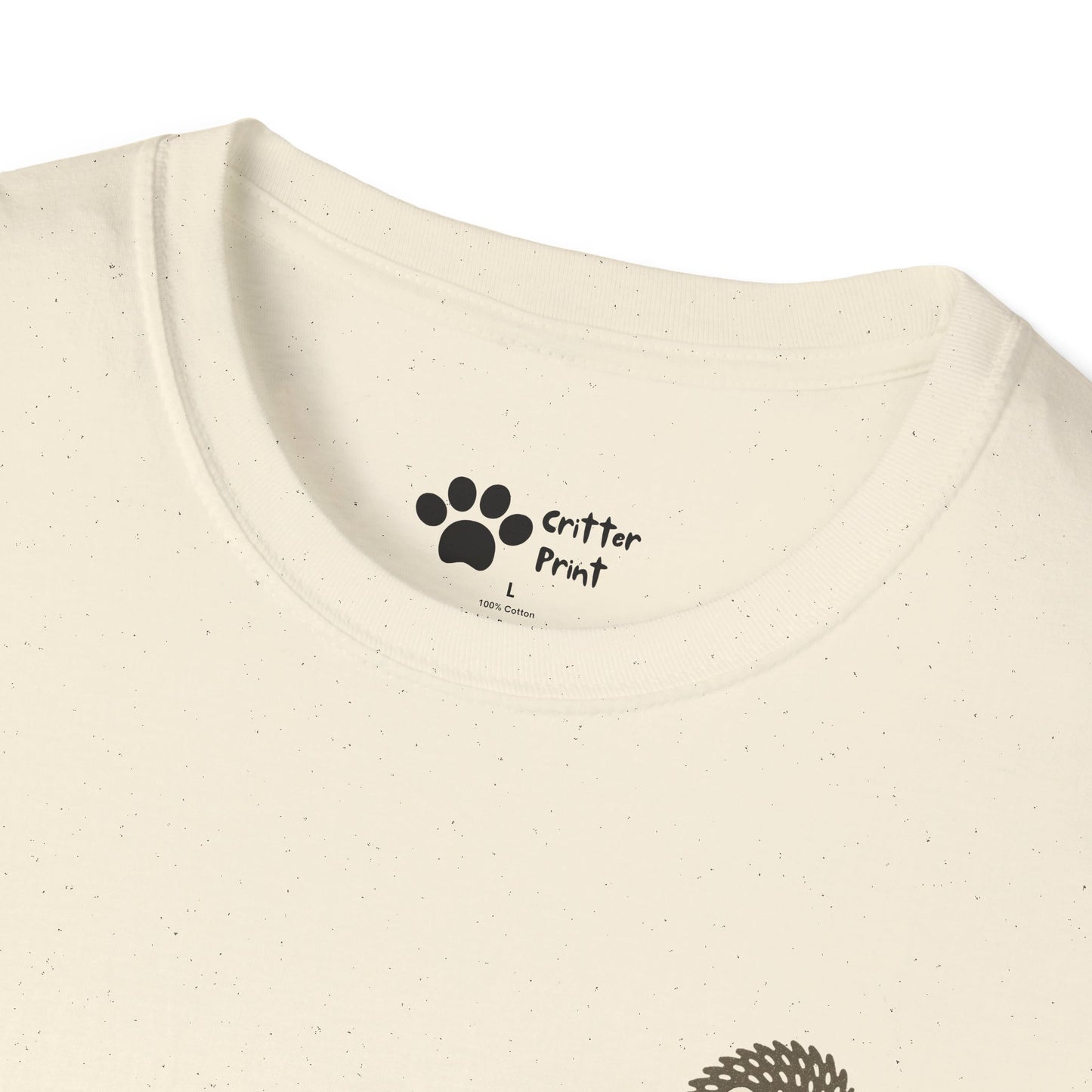 Hedgehog and Bear w/Daisy Pec Logo T-Shirt