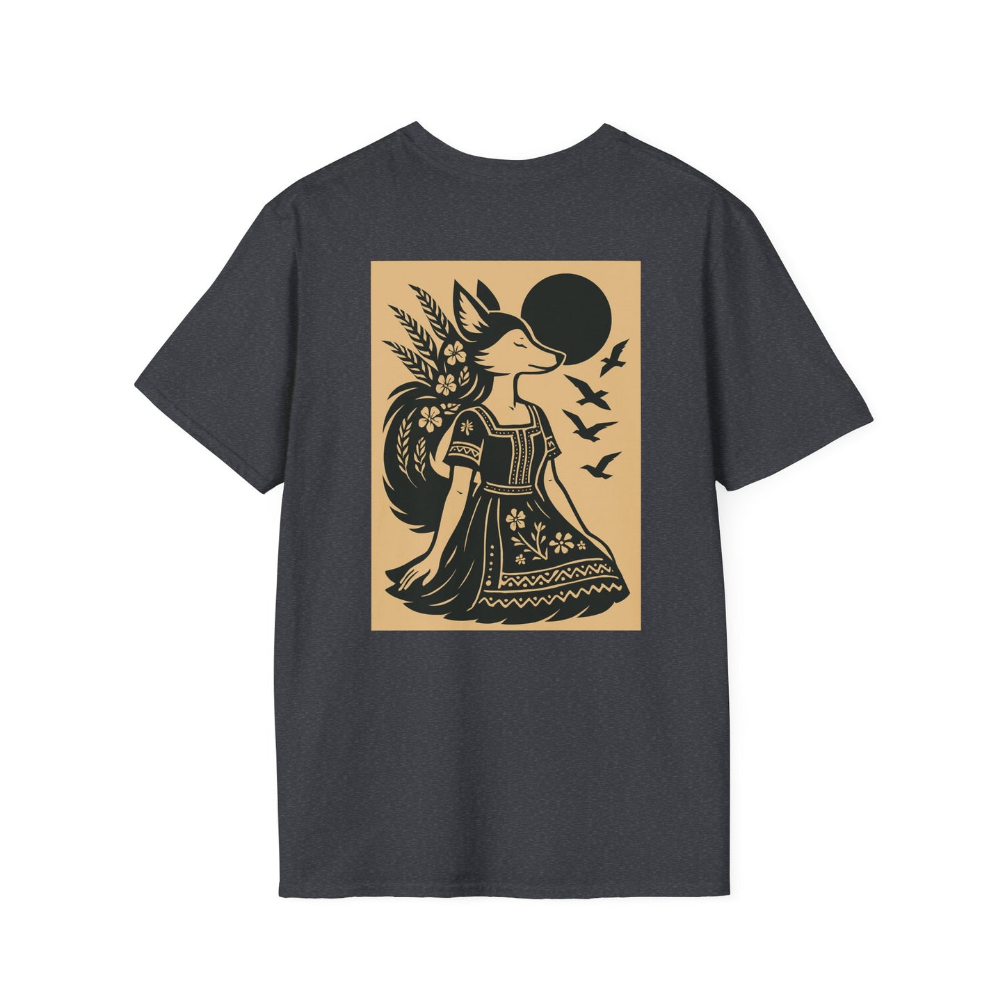 Serene Fox Girl T-Shirt