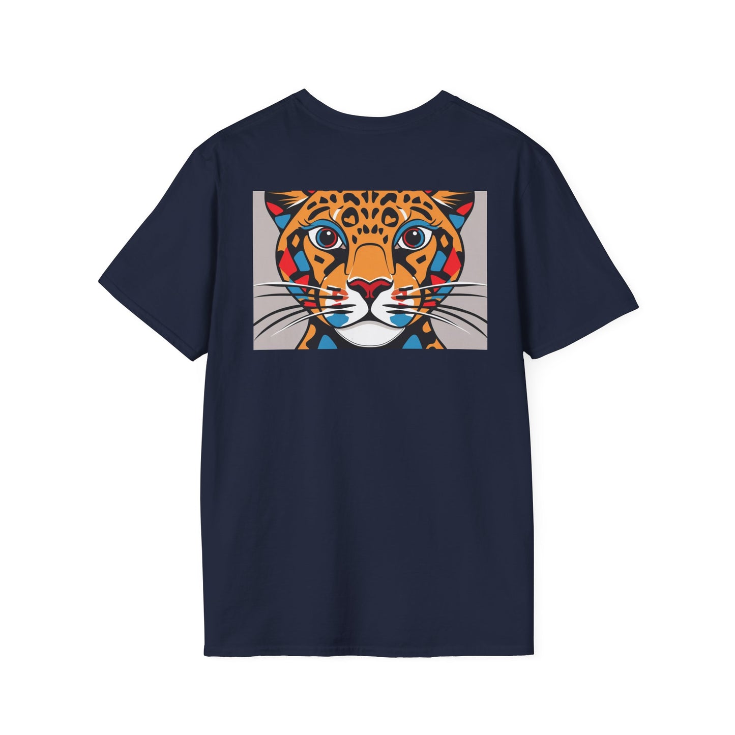 Abstract Cheetah Satined Glass T-Shirt