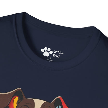 Surprised Colorful Dog T-Shirt