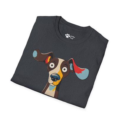 Surprised Colorful Dog T-Shirt