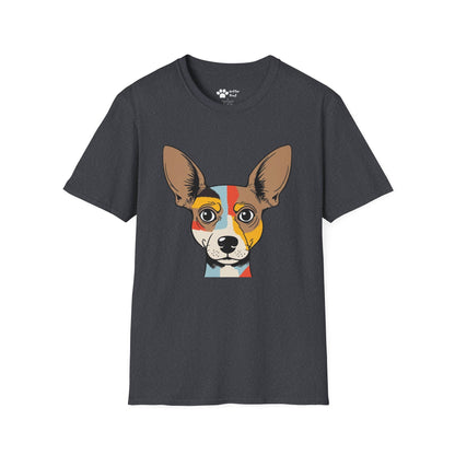 Chihuahua Head With Color T-Shirt