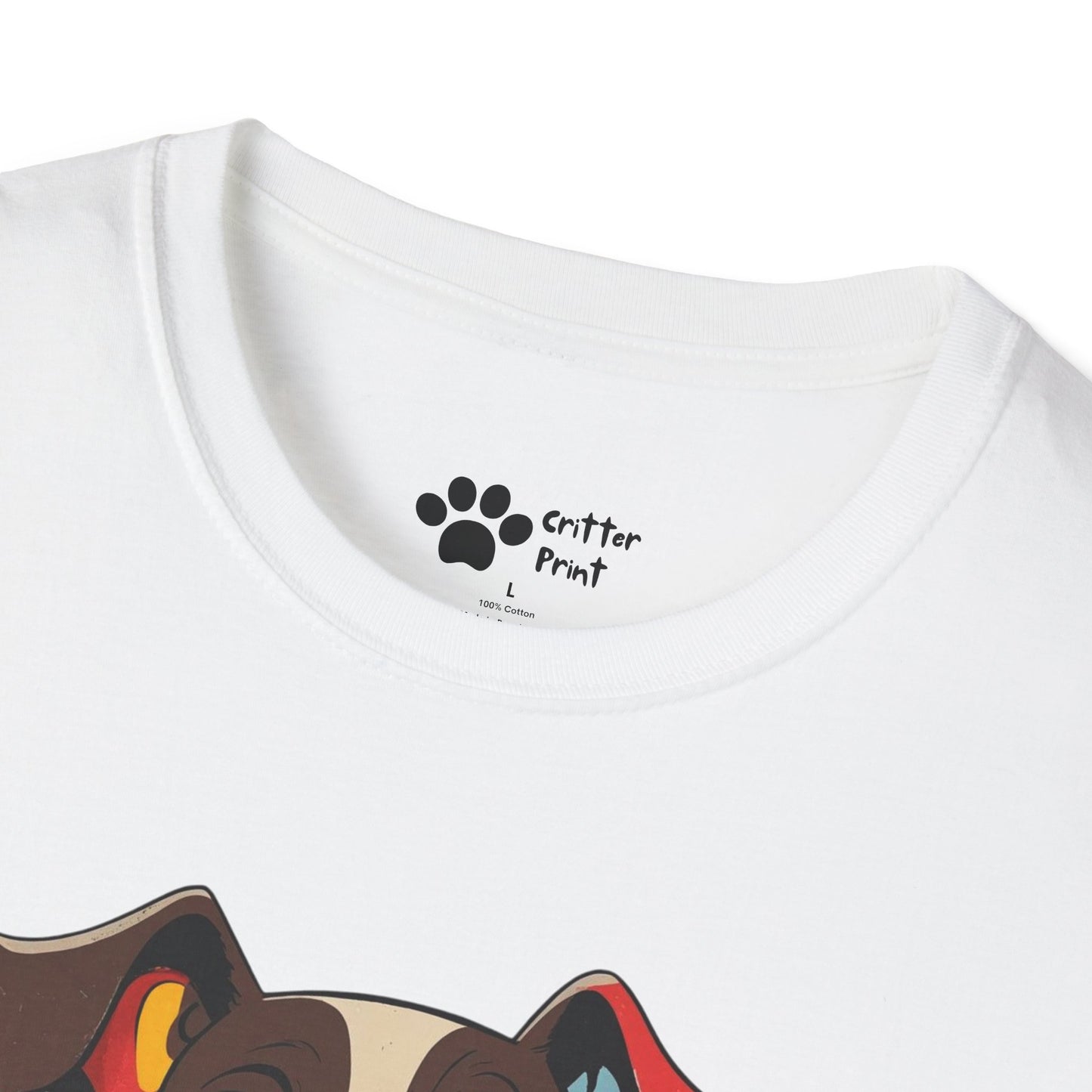 Surprised Colorful Dog T-Shirt