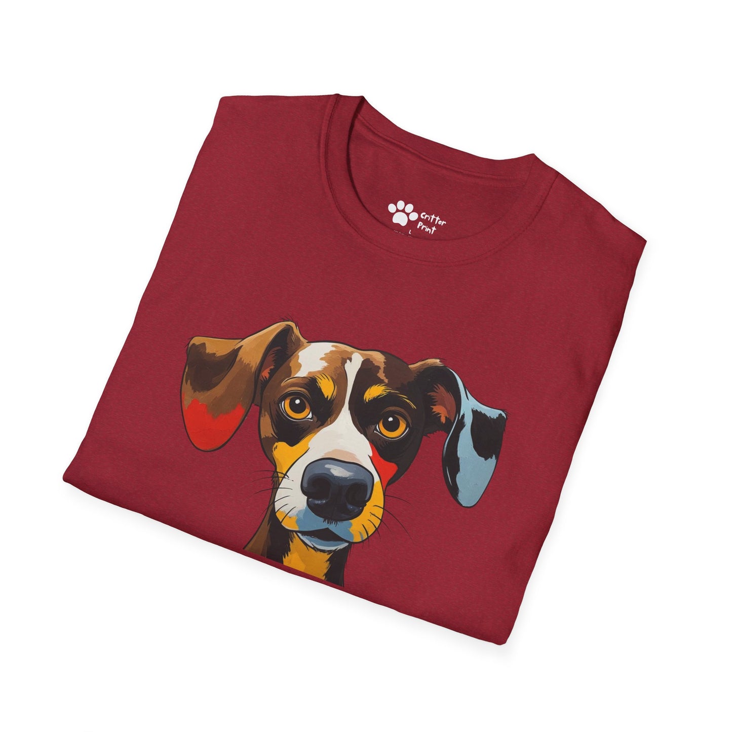 Calm Colorful Dog T-Shirt