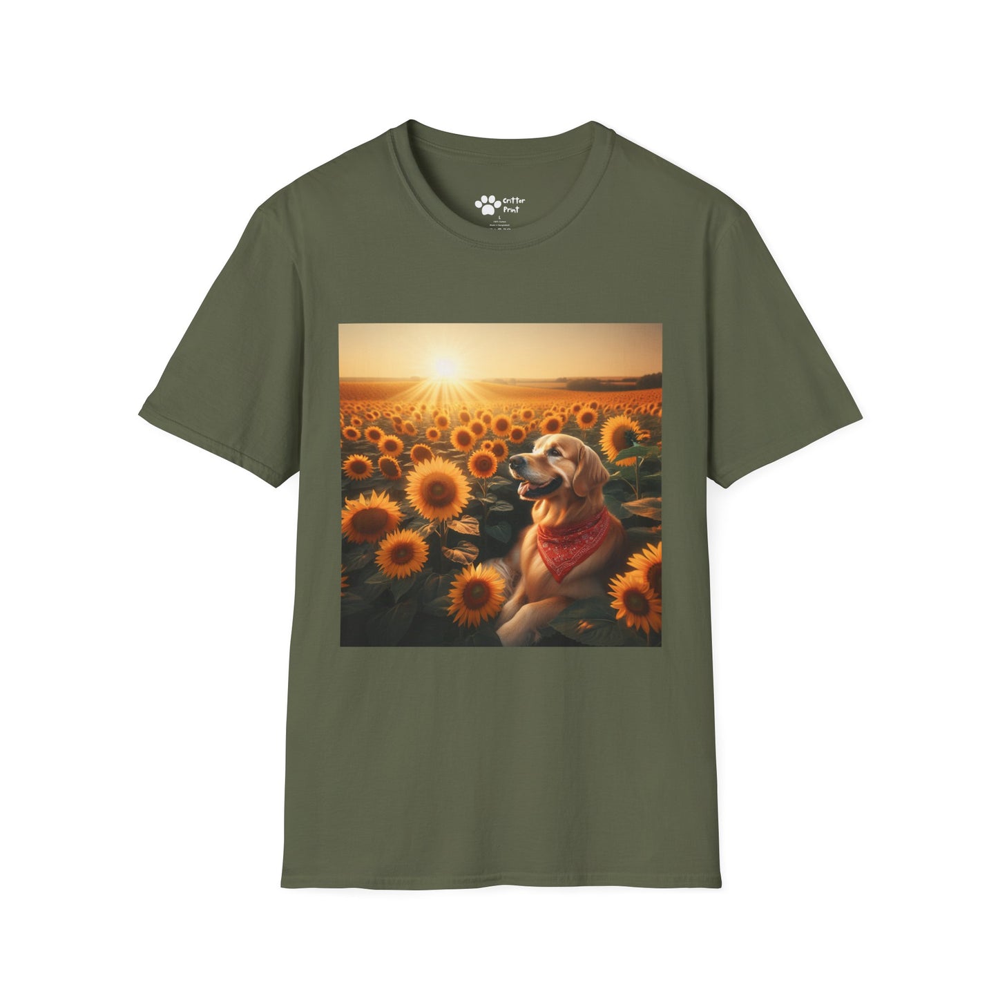 Sunflower Dog T-Shirt