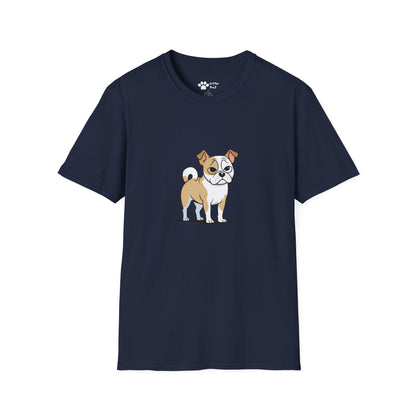 Cartoon Pug Terrier T-Shirt