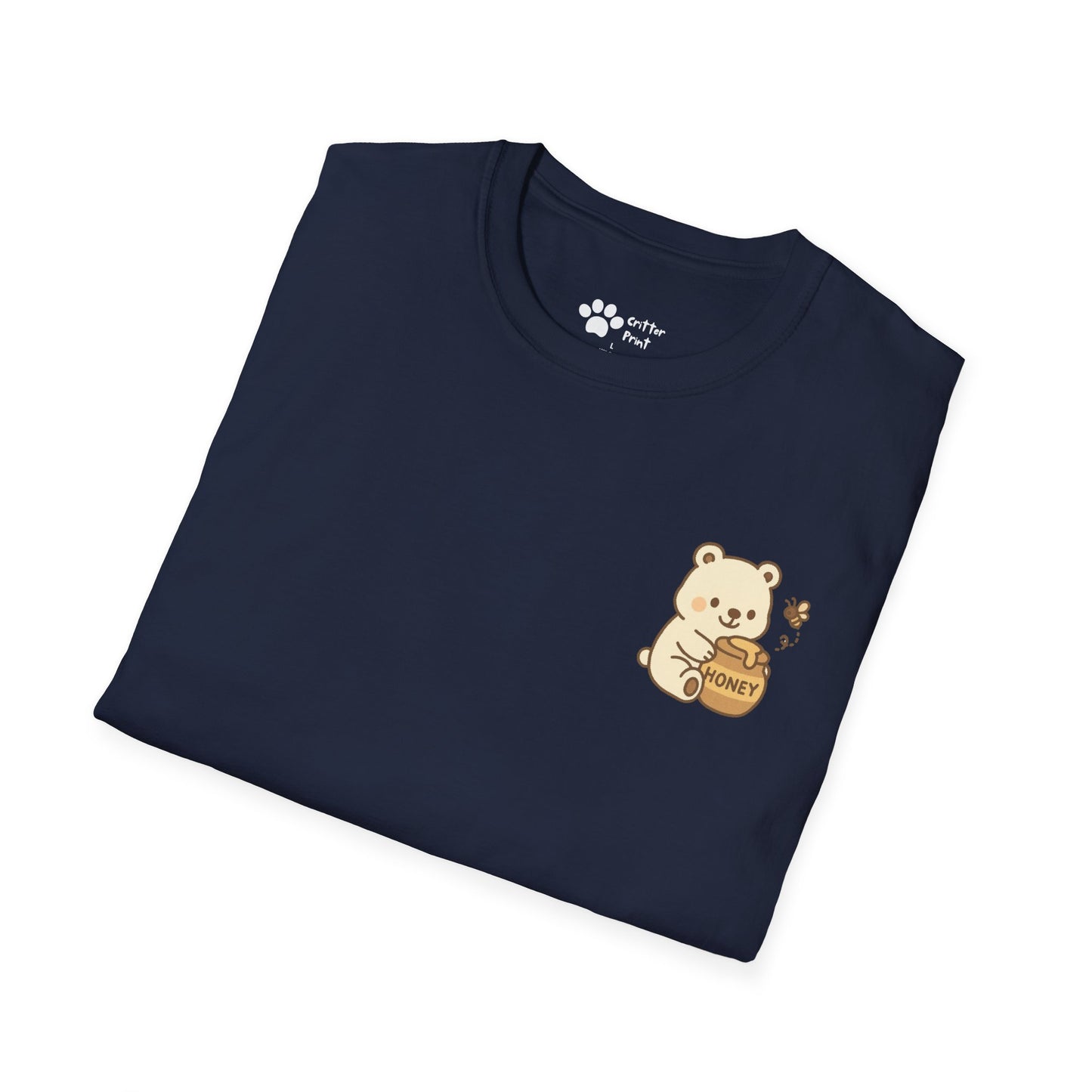 Honey Bear Pec Logo T-Shirt