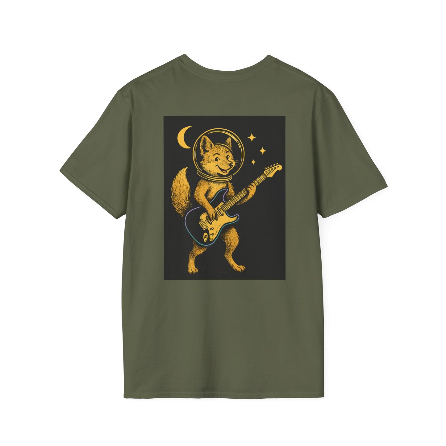 Space Guitar Fox T-Shirt
