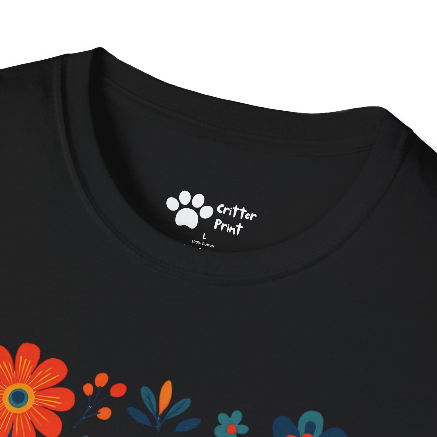 #2 Joyful Sloth with Birds and Blooms T-Shirt