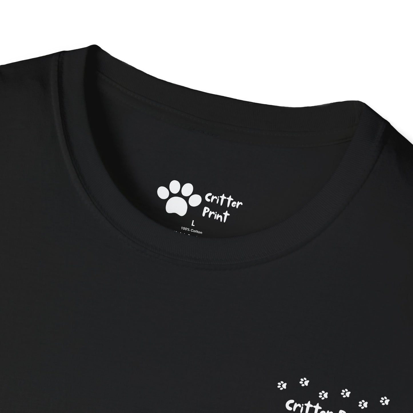 Abstract Cheetah Satined Glass T-Shirt
