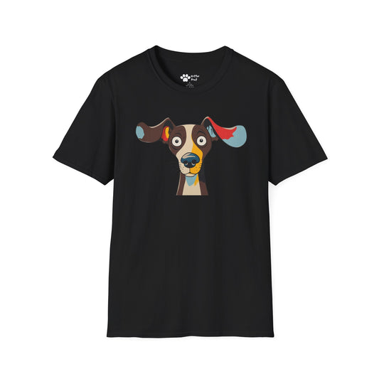 Surprised Colorful Dog T-Shirt
