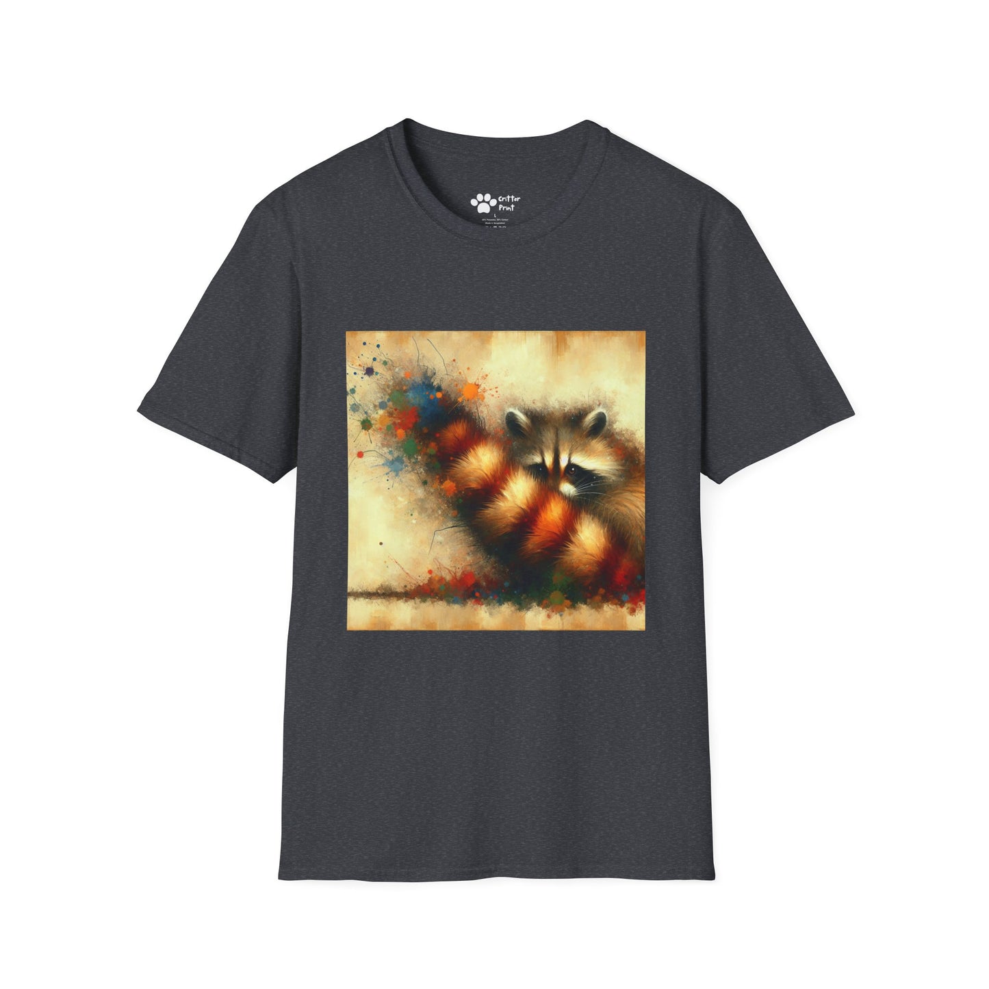 Abstract Raccoon T-Shirt