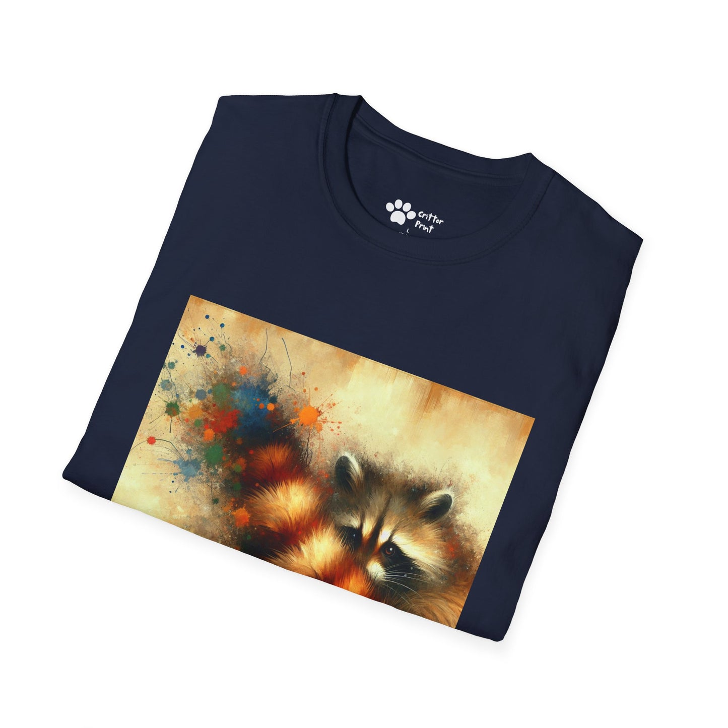 Abstract Raccoon T-Shirt