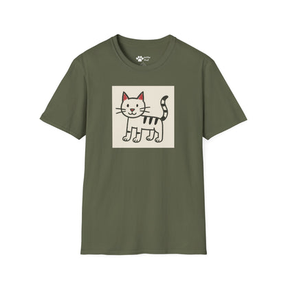Cat Drawing T-Shirt