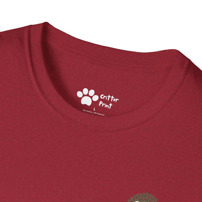 Hedgehog and Bear w/Daisy Pec Logo T-Shirt