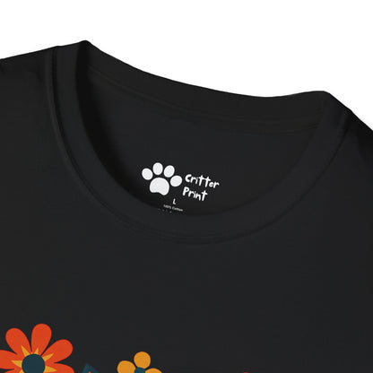 Whimsical Fox and Flowers T-Shirt
