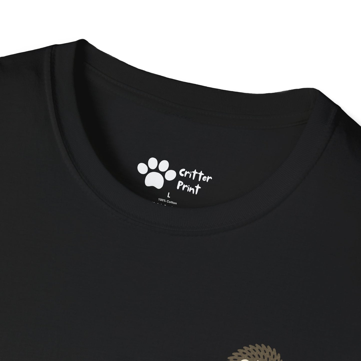 Hedgehog and Bear w/Daisy Pec Logo T-Shirt