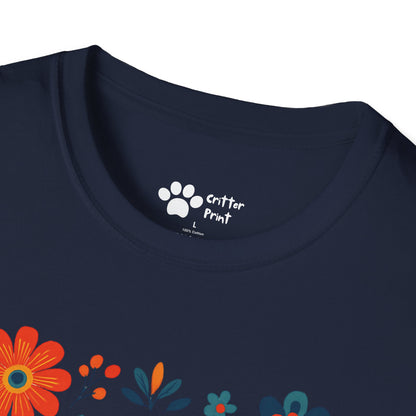 #2 Joyful Sloth with Birds and Blooms T-Shirt