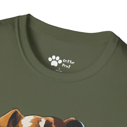 Calm Colorful Dog T-Shirt
