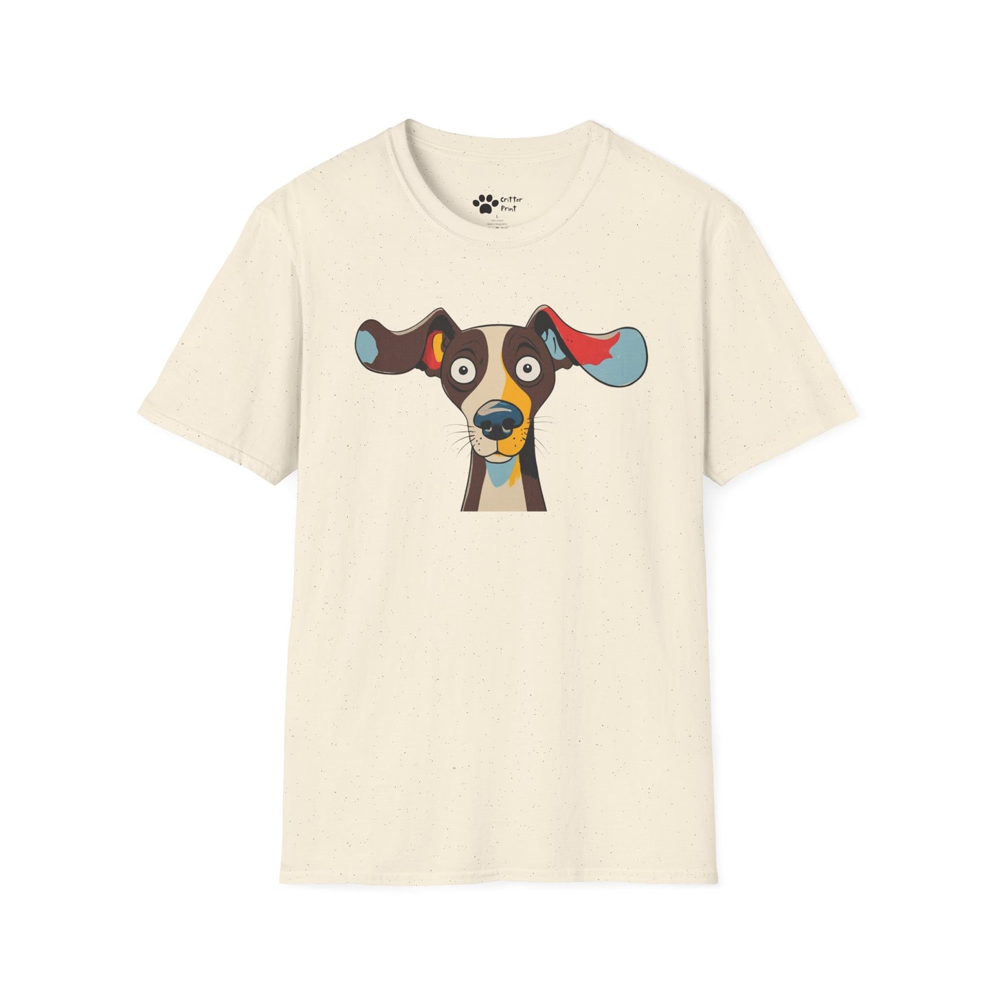 Surprised Colorful Dog T-Shirt