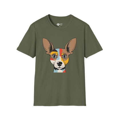 Chihuahua Head With Color T-Shirt