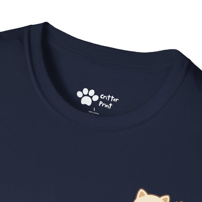 Butterfly Cat Pec Logo T-Shirt