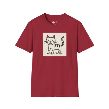 Cat Drawing T-Shirt