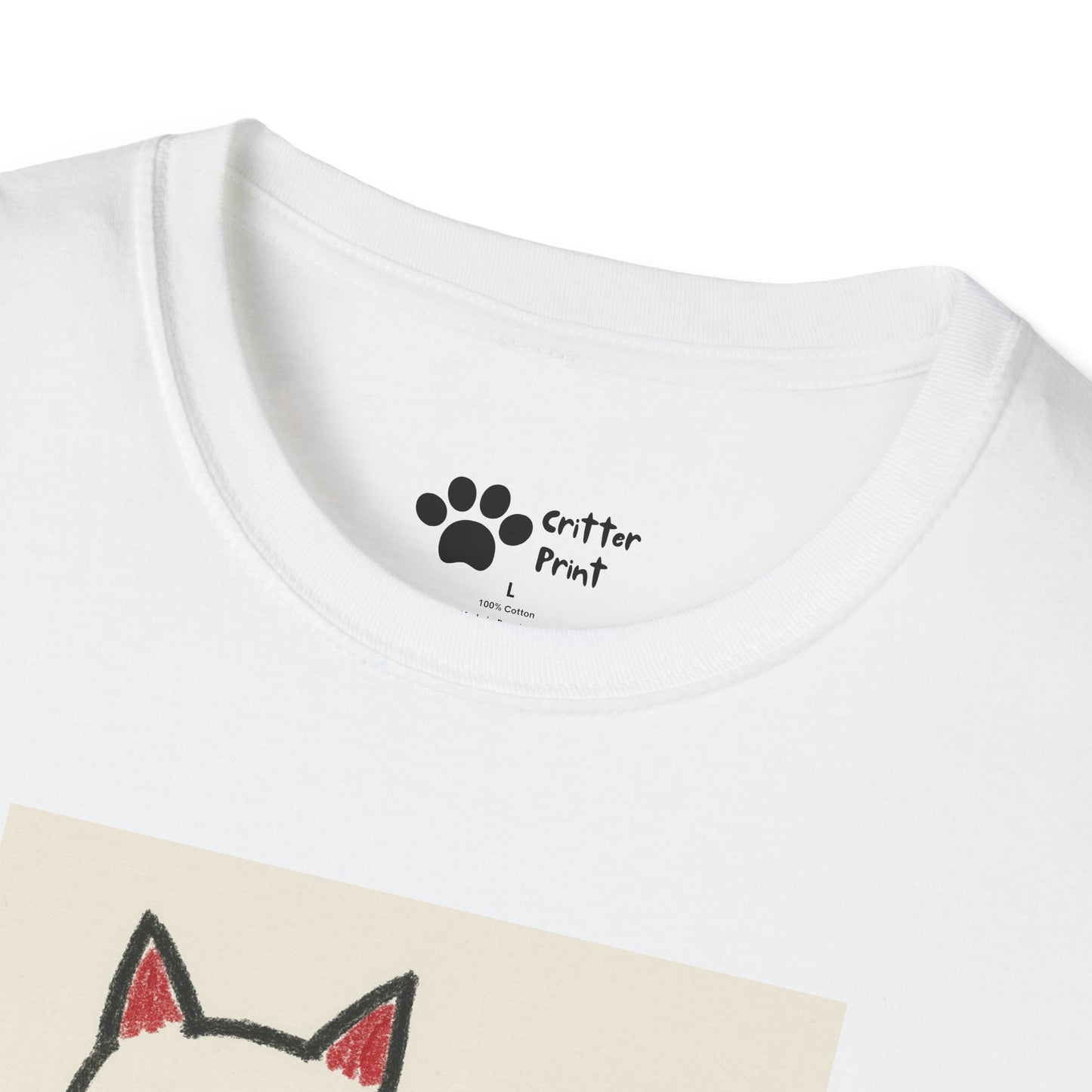 Cat Drawing T-Shirt
