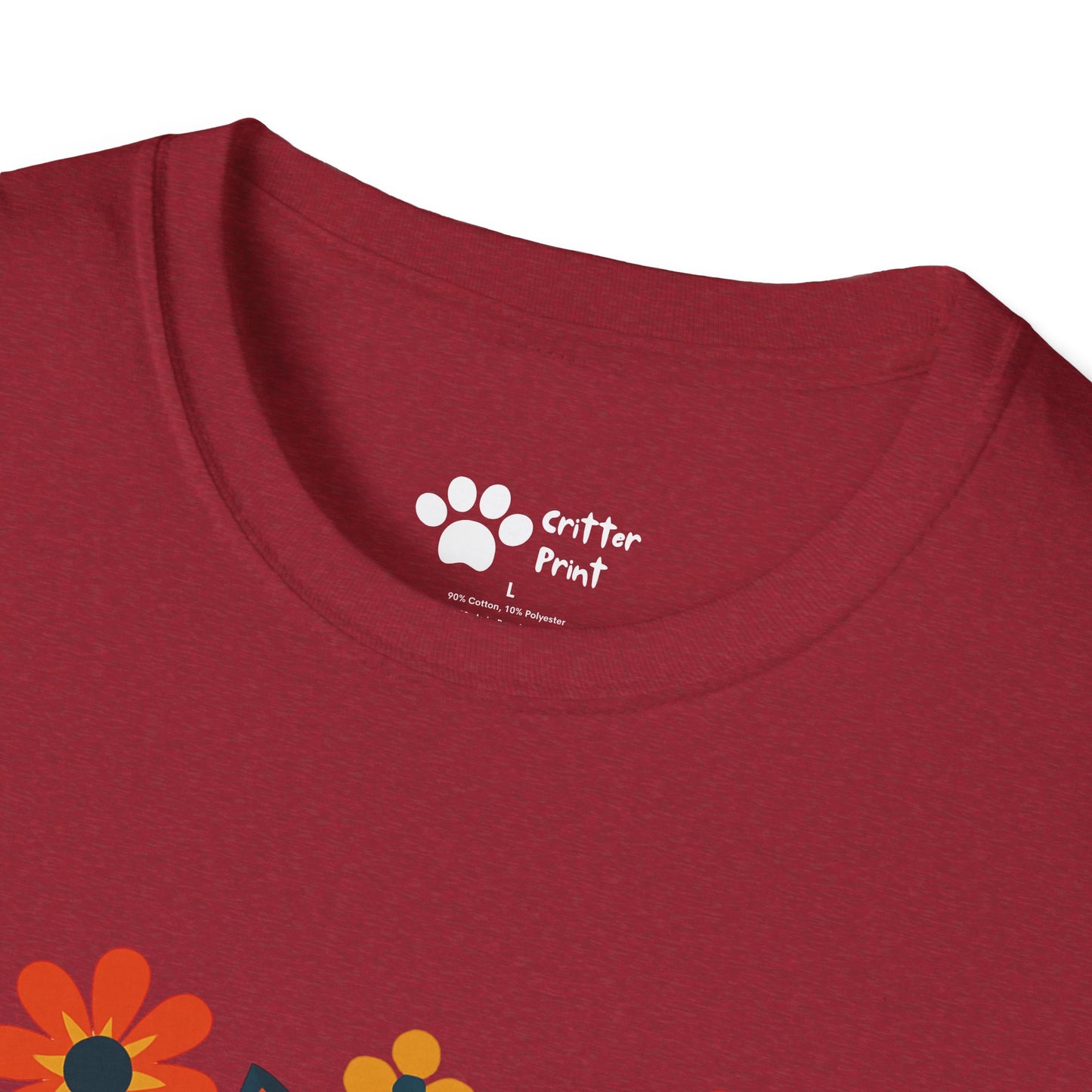 Whimsical Fox and Flowers T-Shirt