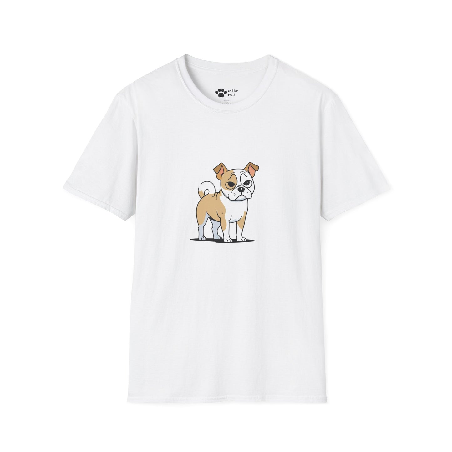 Cartoon Pug Terrier T-Shirt