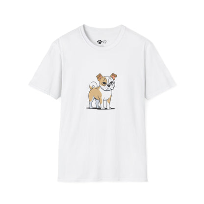 Cartoon Pug Terrier T-Shirt