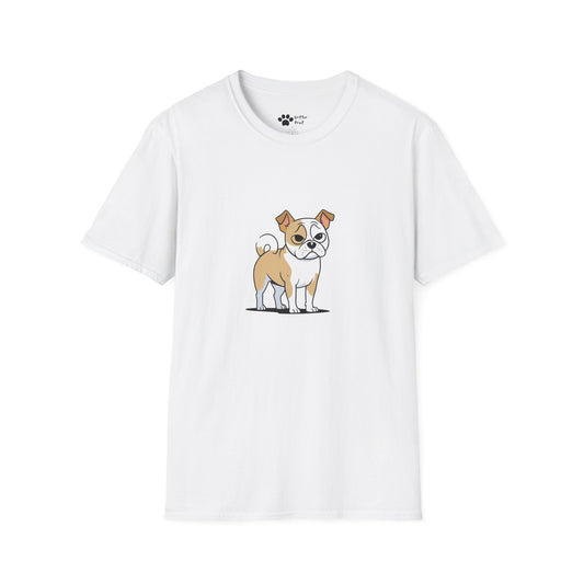 Cartoon Pug Terrier T-Shirt