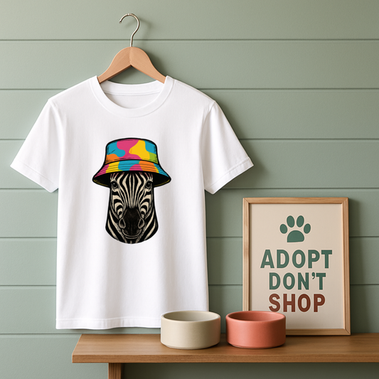 Bucket Hat Zebra T-Shirt