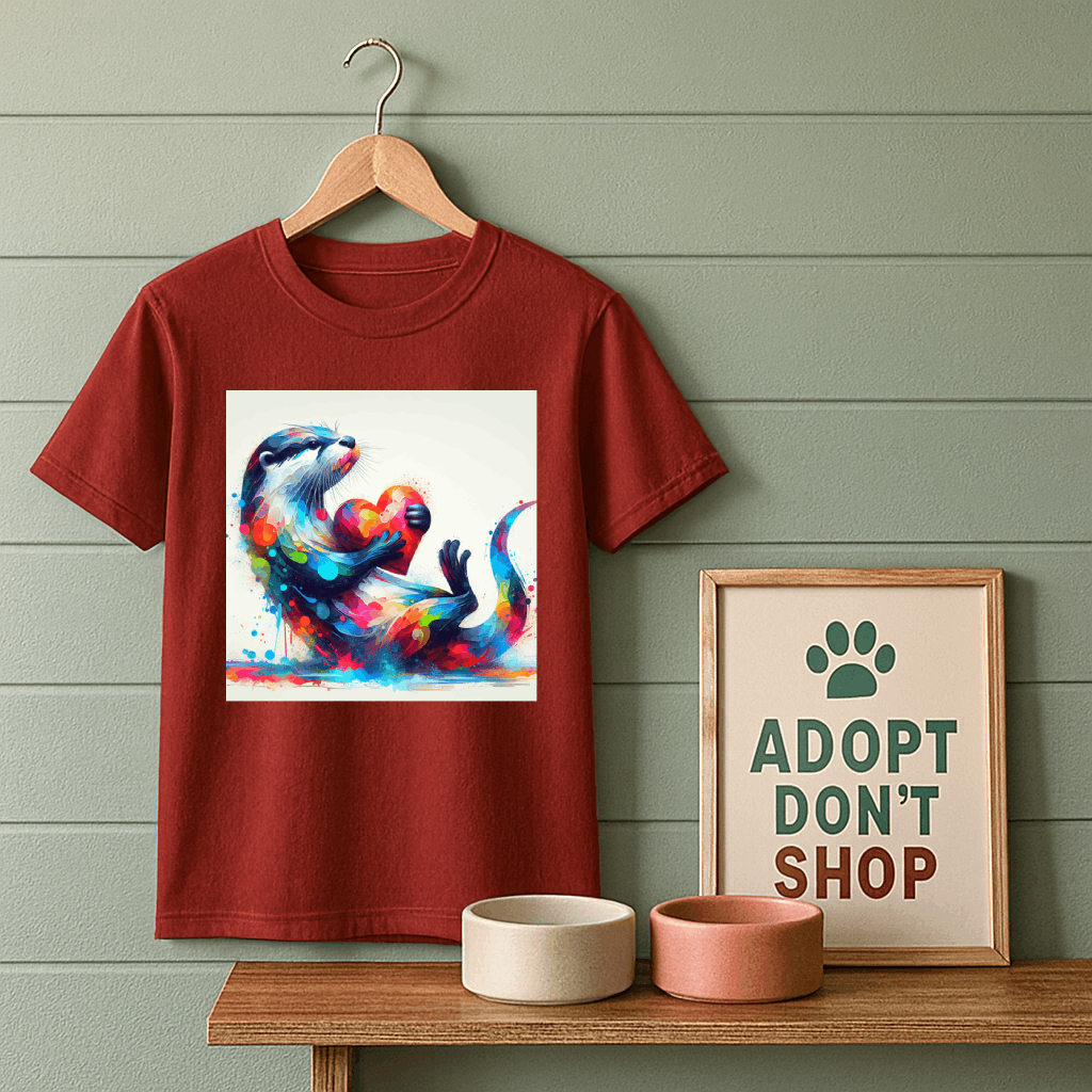 Abstract Otter T-Shirt