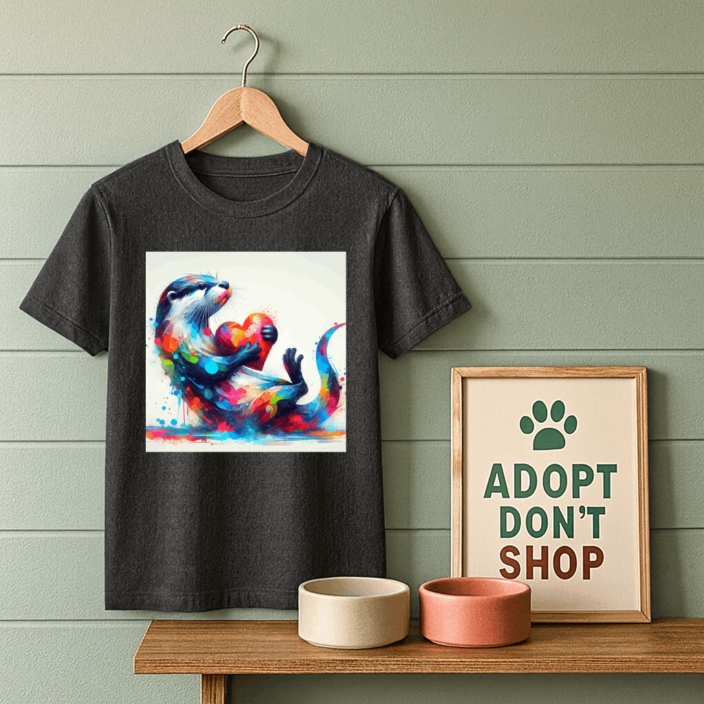 Abstract Otter T-Shirt
