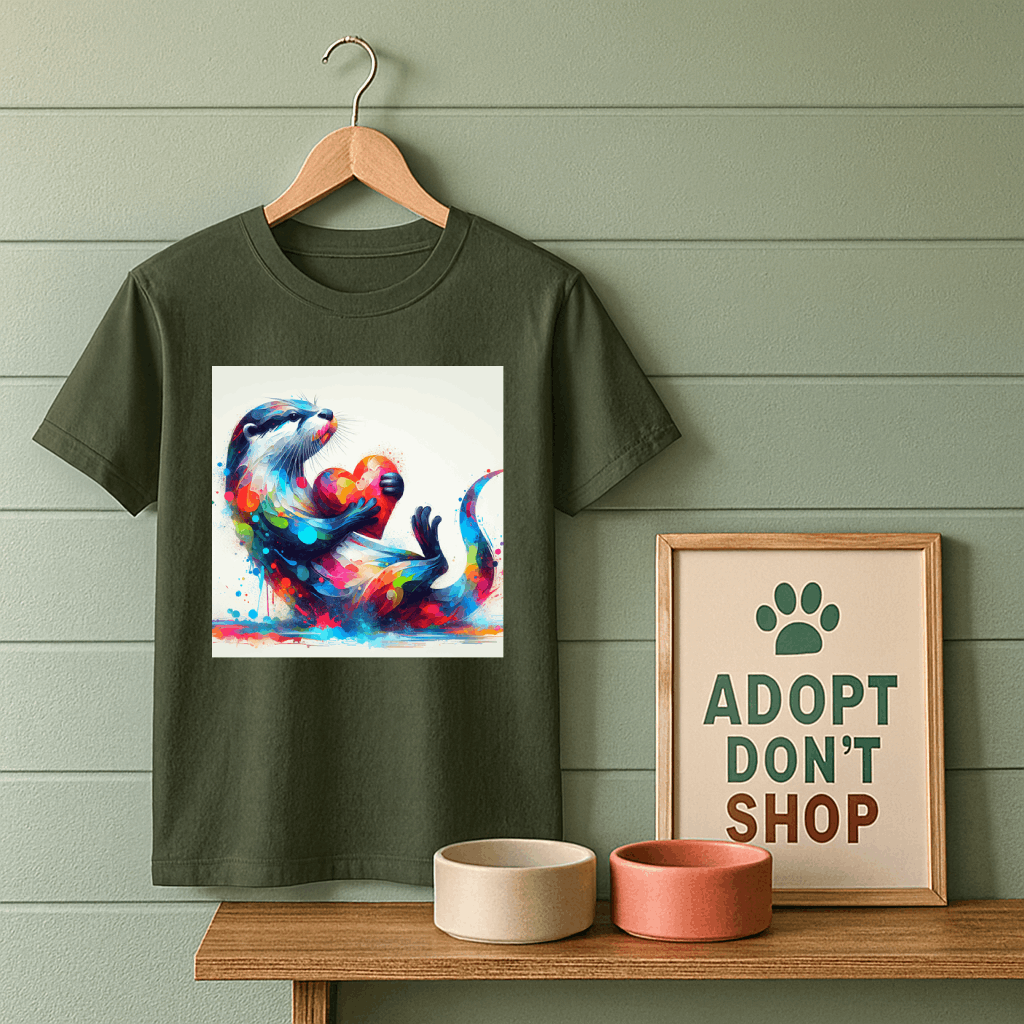 Abstract Otter T-Shirt