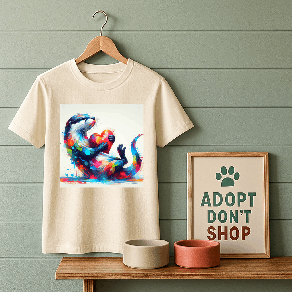 Abstract Otter T-Shirt