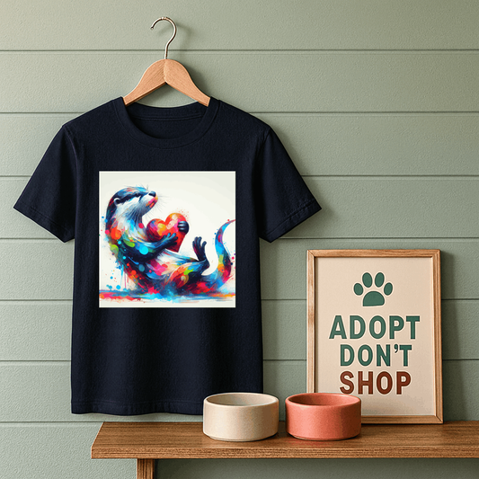 Abstract Otter T-Shirt