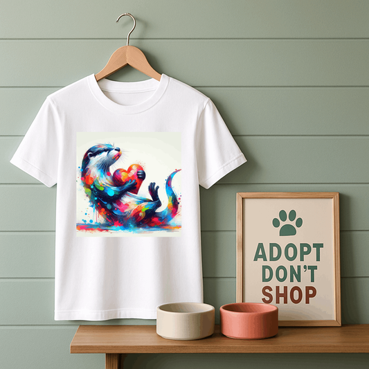 Abstract Otter T-Shirt