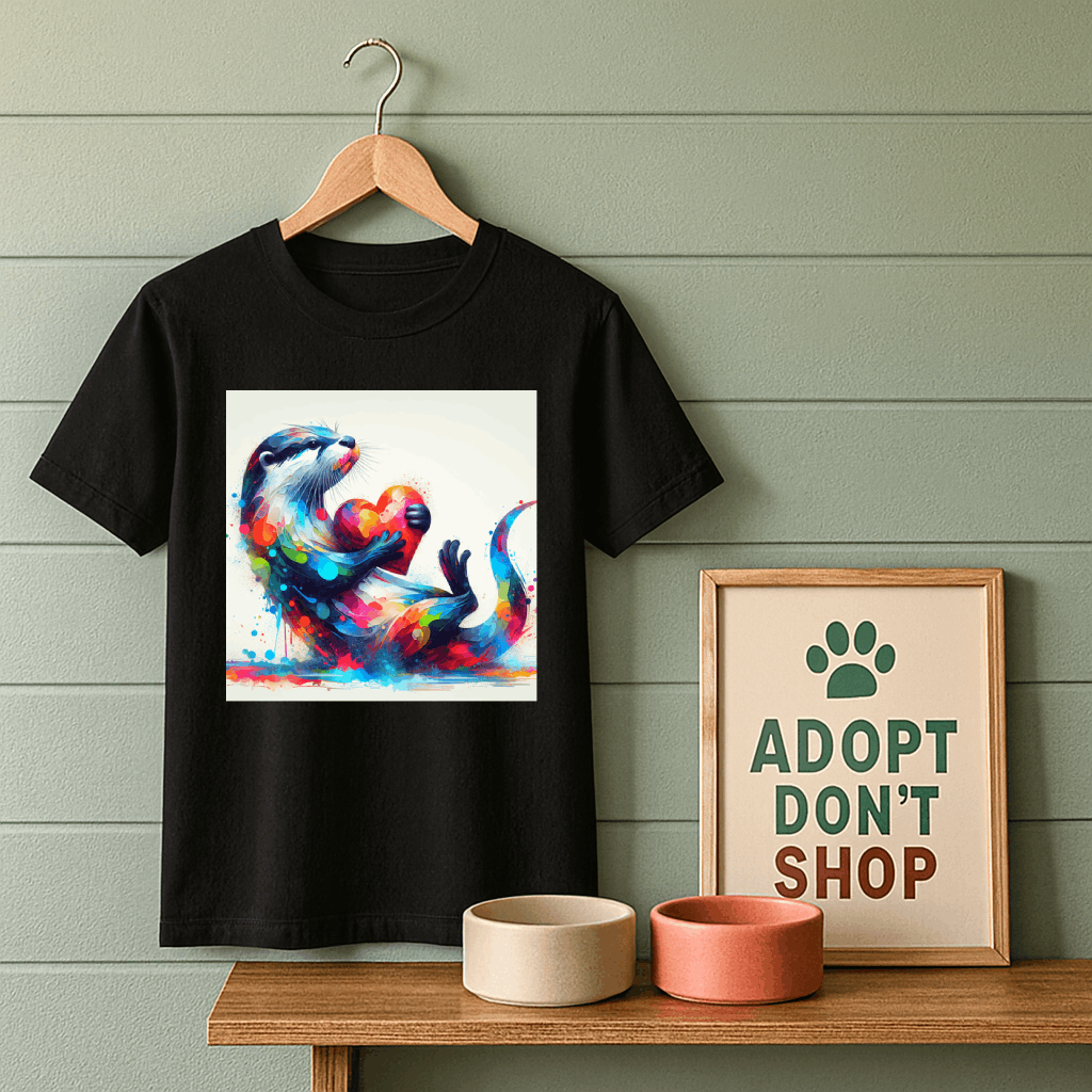 Abstract Otter T-Shirt