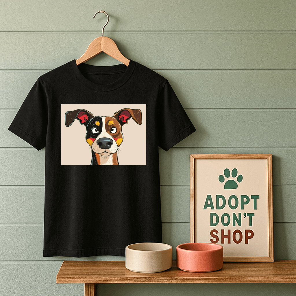Alert Floppy Ear Dog T-Shirt