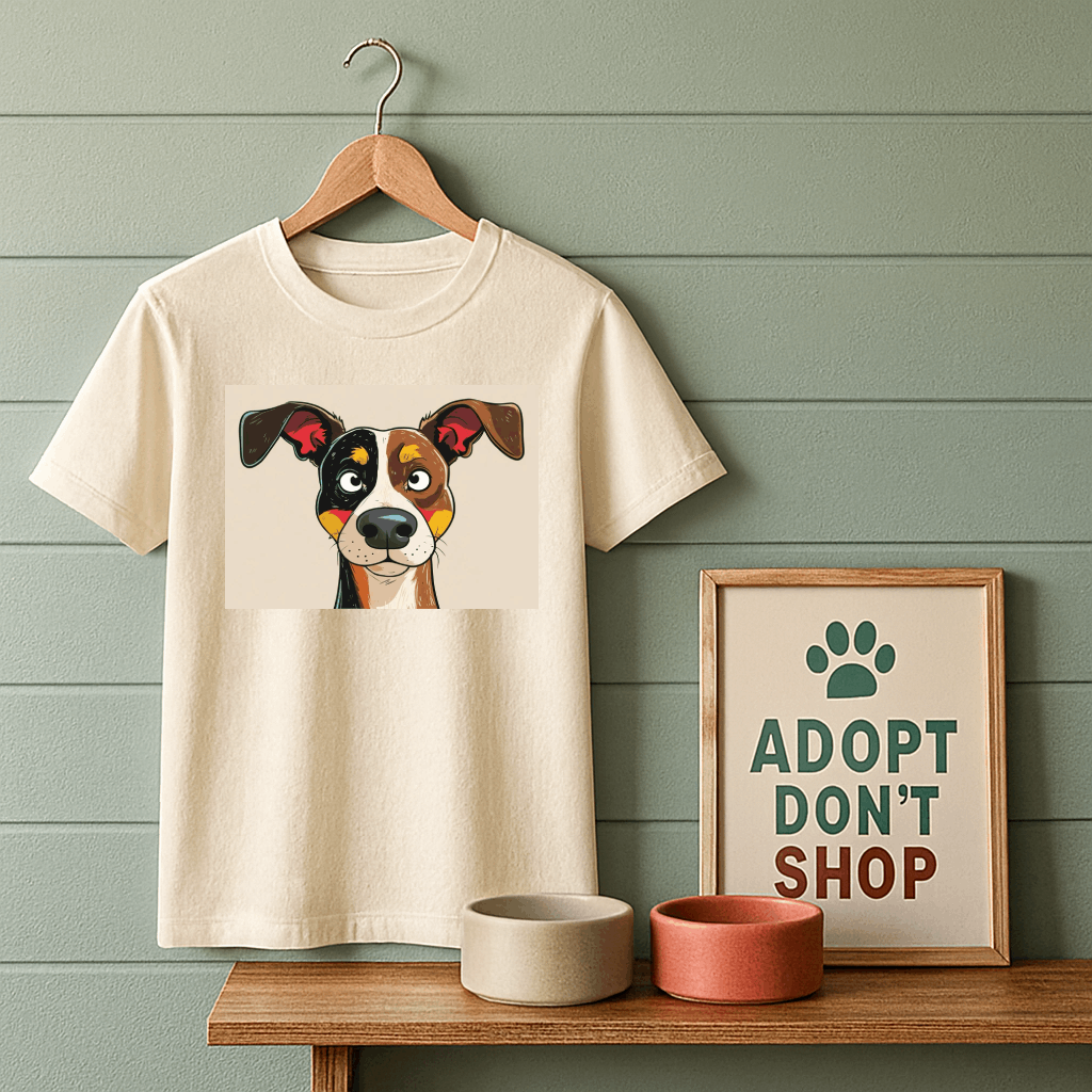 Alert Floppy Ear Dog T-Shirt
