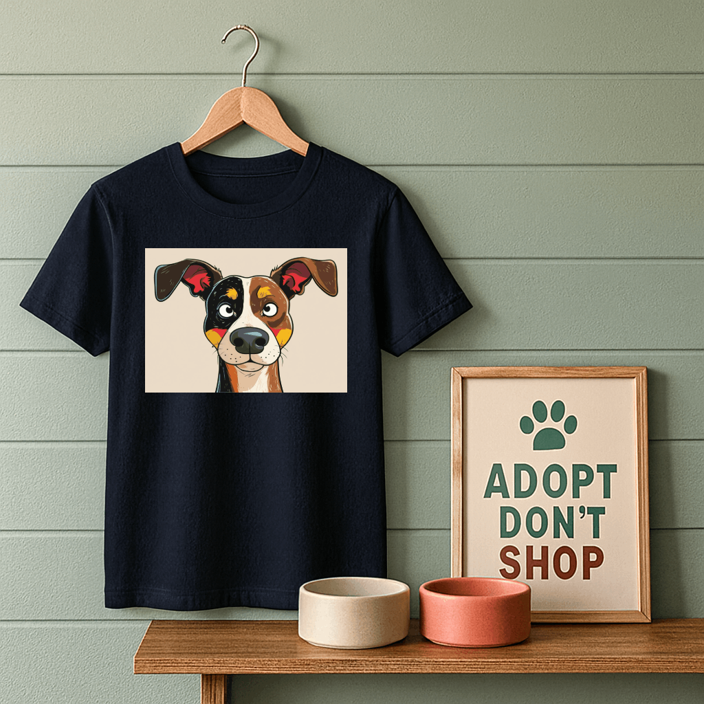 Alert Floppy Ear Dog T-Shirt