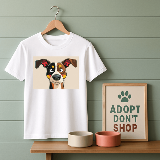 Alert Floppy Ear Dog T-Shirt