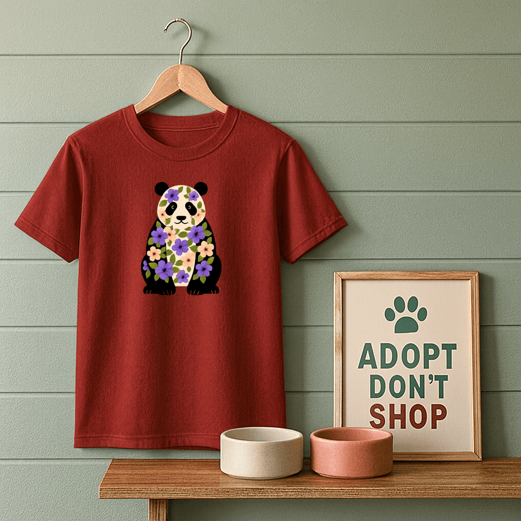 Floral Panda T-Shirt